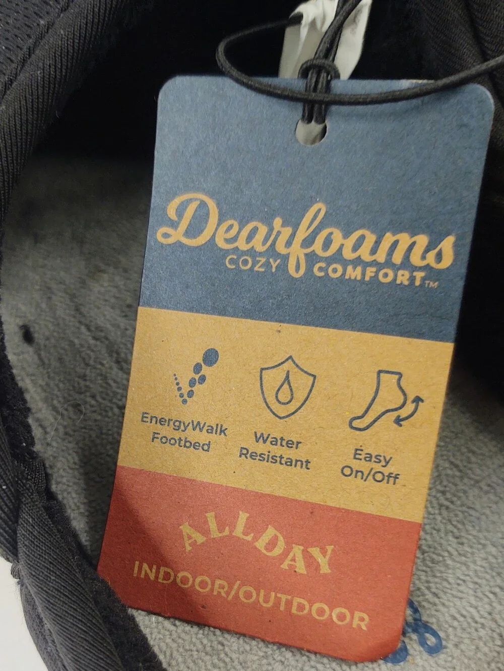 NWT Dearfoams Energy Walk ALL Day Clog 7-8